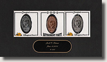 Jack Steiner coin set with signature card 