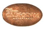 CA0117-134r DISNEY CALIFORNIA ADVENTURE pressed penny stampback.