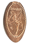 CA0133 Retired Classic Tinker Bell stretched penny.