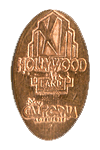 CA0141-143r HOLLYWOOD LAND DISNEY CALIFORNIA ADVENTURE pressed penny stampback.