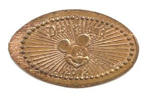 2012 Disneyland Mickey Rays Coin of the Year