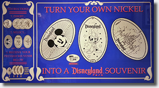2014 Disneyland Pressed Nickel Set marquee as of 5/08/2014