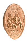 DR0140 Yo Ho Yo Ho A Pirates Life for Me Mickey Mouse pressed penny image.