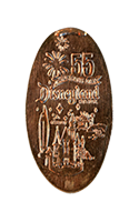 DR0161 60th Opening Day Castle & Attractions pressed penny