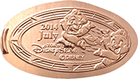 Chip N Dale pressed penny from Tokyo
