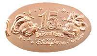 TDR 15th Anniversary pressed coin
