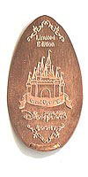 Picture of Hong Kong Disneyland pressed pennies or Magical Coin Souvenirs.