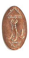 Picture of Hong Kong Disneyland pressed pennies or Magical Coin Souvenirs.