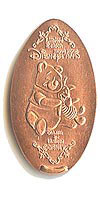 Picture of Hong Kong Disneyland pressed pennies or Magical Coin Souvenirs.