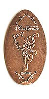 Picture of Hong Kong Disneyland pressed pennies or Magical Coin Souvenirs.