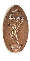 Picture of Hong Kong Disneyland pressed pennies or Magical Coin Souvenirs.