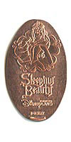Picture of Hong Kong Disneyland pressed pennies or Magical Coin Souvenirs.