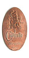 Picture of Hong Kong Disneyland pressed pennies or Magical Coin Souvenirs.