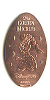 Picture of Hong Kong Disneyland pressed pennies or Magical Coin Souvenirs.