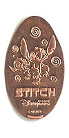 Picture of Hong Kong Disneyland pressed pennies or Magical Coin Souvenirs.