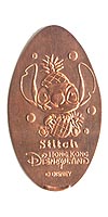 Picture of Hong Kong Disneyland pressed pennies or Magical Coin Souvenirs.