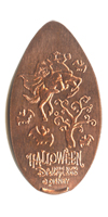 Picture of Hong Kong Disneyland pressed pennies or Magical Coin Souvenirs.
