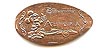 Hong Kong Disneyland pressed penny or coin.