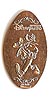 Hong Kong Disneyland pressed penny or coin.
