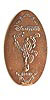 Hong Kong Disneyland pressed penny or coin.