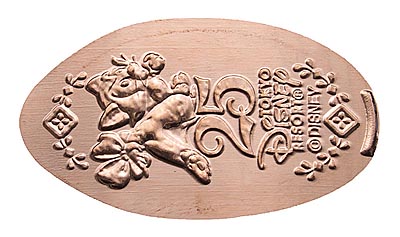 Figaro Tokyo Disneyland 25th Anniversary medal or pressed penny coin.