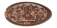 Sendai The Mall Nagamachi Stitch and Angel Pressed Penny Medal