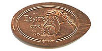 EEYORE 2002 Tokyo Disneyland Pressed Penny Picture