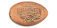 DISNEY&rsquo;S HALLOWEEN 2002, Sorcerer Mickey Tokyo Disneyland Pressed Penny Picture