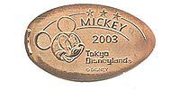 Tokyo Disneyland Pressed Penny Picture