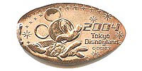 Click to zoom this Tokyo Disneyland picture of a Pressed Penny or medal