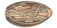 Click to zoom this Tokyo Disneyland picture of a Pressed Penny or medal