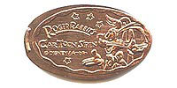 ROGER RABBIT’S CAR TOON SPIN Tokyo Disneyland Pressed Penny or Nickel souvenir medal