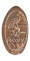 Click to zoom this Tokyo Disneyland picture of a Pressed Penny or medal