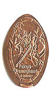 Click to zoom this Tokyo Disneyland picture of a Pressed Penny or medal