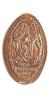 Click to zoom this Tokyo Disneyland picture of a Pressed Penny or medal
