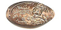 2004, Minnie Mouse Tokyo Disneyland Pressed Penny or Nickel souvenir medal