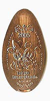 2005, Baby Mickey and Baby Minnie  Tokyo Disneyland Pressed Penny or Nickel souvenir medal