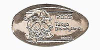 Click to zoom this Tokyo Disneyland picture of a Pressed Penny or medal