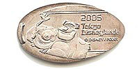 Click to zoom this Tokyo Disneyland picture of a Pressed Penny or medal