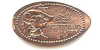 Click to zoom this Tokyo Disneyland picture of a Pressed Penny or medal