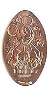 Click to zoom this Tokyo Disneyland picture of a Pressed Penny or medal