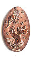 Click to zoom this Tokyo Disneyland picture of a Pressed Penny or medal
