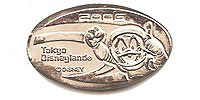Click to zoom this Tokyo Disneyland picture of a Pressed Penny or medal