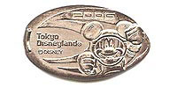 Click to zoom this Tokyo Disneyland picture of a Pressed Penny or medal
