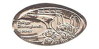 Click to zoom this Tokyo Disneyland picture of a Pressed Penny or medal