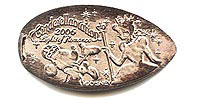Click to zoom this Tokyo Disneyland picture of a Pressed Penny or medal