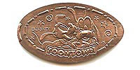 Click to zoom this Tokyo Disneyland picture of a Pressed Penny or medal