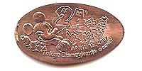 Click to zoom this Tokyo Disneyland picture of a Pressed Penny or medal