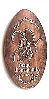 Click to zoom this Tokyo Disneyland picture of a Pressed Penny or medal