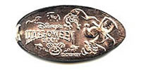 Click to zoom this Tokyo Disneyland Pressed Penny or Nickel souvenir medal